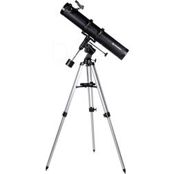 Bresser 4614909 Telescopio Riflettore Galaxia 114/900 EQ-Sky con Adattatore per Smartphone