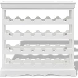 vidaXL 242438 White Wine Rack 70x70.5cm