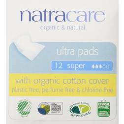 Natracare Organic Ultra Super Pads with Wings 12 pz