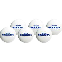 Hudora Juego De 6 Pelotas De Tenis De Mesa 76277