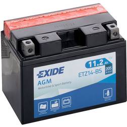 Exide Batería Tudor YTZ14-BS para moto agm Hermética