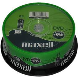 Maxell DVD+RW 4.7GB 4x Spindle 25-Pack