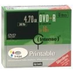 Intenso 4801652 DVD-R vierge 4.7 GB 10 pc(s) slimcase imprimable