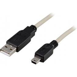 Deltaco USB A - USB Mini-B 2.0