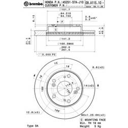 Brembo 09.A115.10