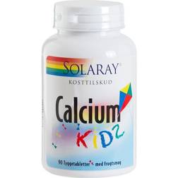 Solaray Calcium Kids Tyggetablet 90 stk