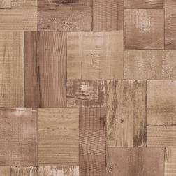 Arkiio Papel pintado tnt eco 2050-2 madera rojo