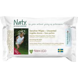 Naty Lingettes écologiques sans parfum pour bébé 20 lingettes