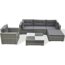 vidaXL 41879 Lounge-Set, 1 Tisch einschl. 1 Stühle & 3 Sofas