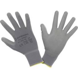 Honeywell Guantes de trabajo de punto de poliamida blanca. Talla pu 1st grey 210025009