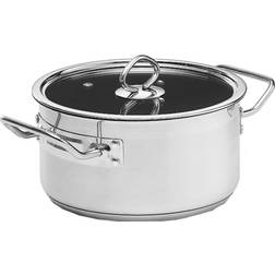 Patina Rostfritt Stål Non stick med lock 3 L 20 cm