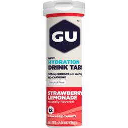 Gu Hydration Drink Tabs Strawberry Lemonade 12 stk