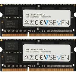 V7 DDR3 kit 16 Go: 2 x 8 Go SO DIMM 204 broches 1866 MHz PC3-14900 CL9 1.35 V mémoire sans tampon non ECC