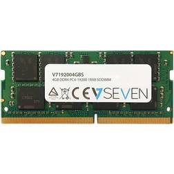 V7 4GB DDR4 PC4-19200 2400MHz SO-DIMM Module de mémoire V7192004GBS