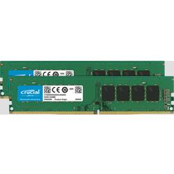 Crucial 16GB (2 x 8GB) DDR4 2666MHz DRAM (Desktop Memory) CL19 1.2V SR DIMM (288-pin) CT2K8G4DFS8266