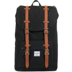 Herschel Little America Mid Volume - Black/Tan Synthetic Leather