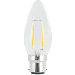 Integral Candle Full Glass LED Lamp 2W B22