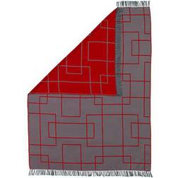 Neon Living Plaid Komplet pyntepude Grey/Red (170x130cm)