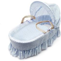 Kinder Valley Broderie Anglaise Moses Basket 47x86cm