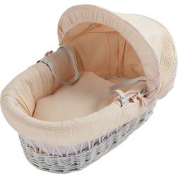 Kinder Valley Waffle Wicker Moses Basket