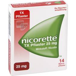 Nicorette TX Pflaster 25mg 14 Stk. Pflaster