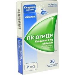 Nicorette Whitemint 2mg 30Stk. Kaugummi