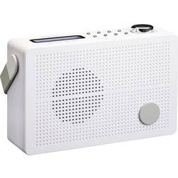 Lenco PDR-030WH Portable DAB FM Radio