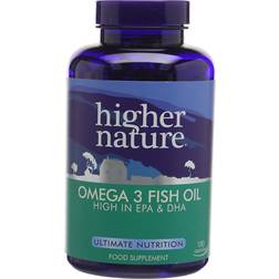 Higher Nature Fish Oil Omega 3 180 st
