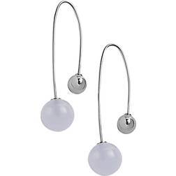 Skagen Sea Glass Earrings - Silver/Blue