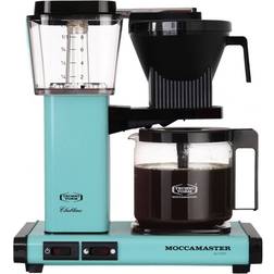 Moccamaster KBG 53981 1520W 1.25L Automatique Plastique Aluminium Turquoise