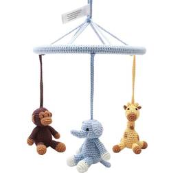 NatureZoo Circle Mobile Mr. Monkey Mr. Giraffe & Mr. Elephant