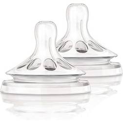 Philips Avent Natural Teat Medium Flow 3m+ 2-pack