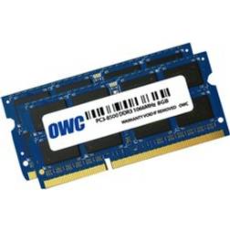 OWC Other World Computing DDR3 kit 16 GB: 2 x 8 GB SO-DIMM 204-pin 1066 MHz PC3-8500 unbuffered