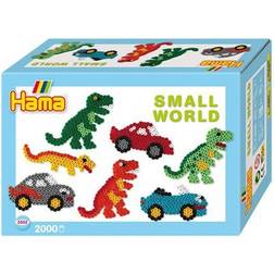 Hama Midi Small World Dinosaur & Cars Set 3502