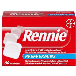 Rennie Pfefferminz 60Stk. Tablette