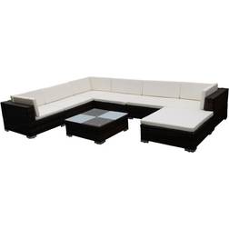 vidaXL 41260 Lounge-Set, 1 Tisch einschl. 6 Sofas