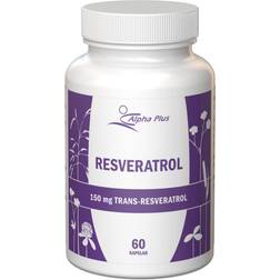 Alpha Plus Resveratrol 150mg 60 stk