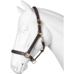 Horka Licol en cuir pour cheval Marron