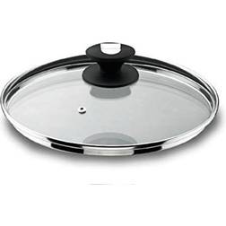 Lacor En Verre Bord Inox 28 cm - Transparent Couvercle 28 cm