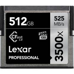 Lexar Media CFast 2.0 525MB/s 512GB (3500x)