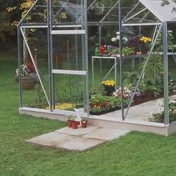 Halls Greenhouses Universal 128 Foundation 9.9m² Aluminium, Edelstahl