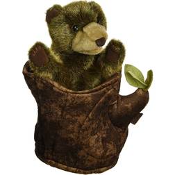 Folkmanis Bear in Tree Stump 2904