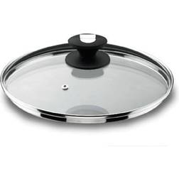 Lacor En Verre Bord Inox 32 cm - Transparent Couvercle 32 cm