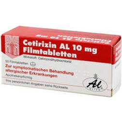 Cetirizine AL 10mg 50Stk. Tablette