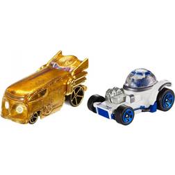 Hot Wheels Star Wars R2 D2 & C 3PO Character Car 2 Pack