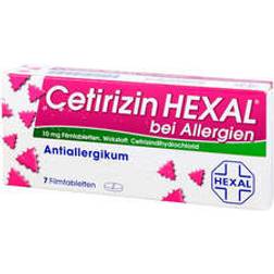 Cetirizine Bei Allergien 7Stk. Tablette