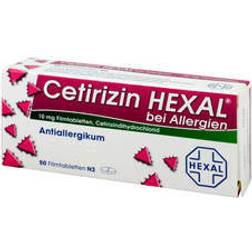 Cetirizine Bei Allergien 50Stk. Tablette