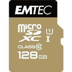 Emtec microSD Class10 Gold 128GB mémoire flash