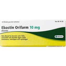 Ebastin 10mg 30 st Tablett