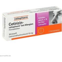Cetirizin 10mg 7Stk. Tablette